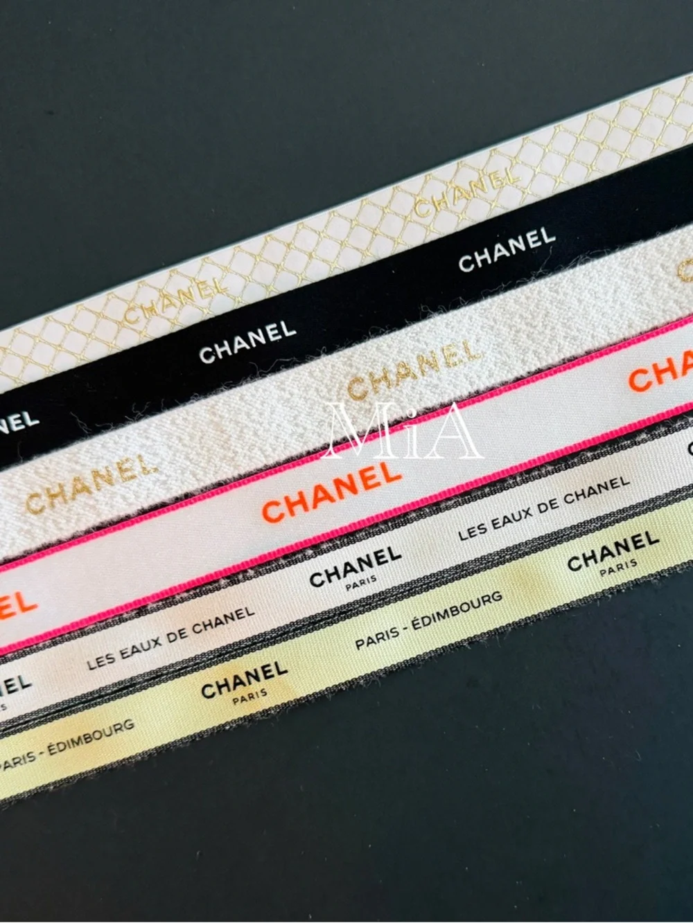 6 x CHANEL Ribbon 1 Yard each